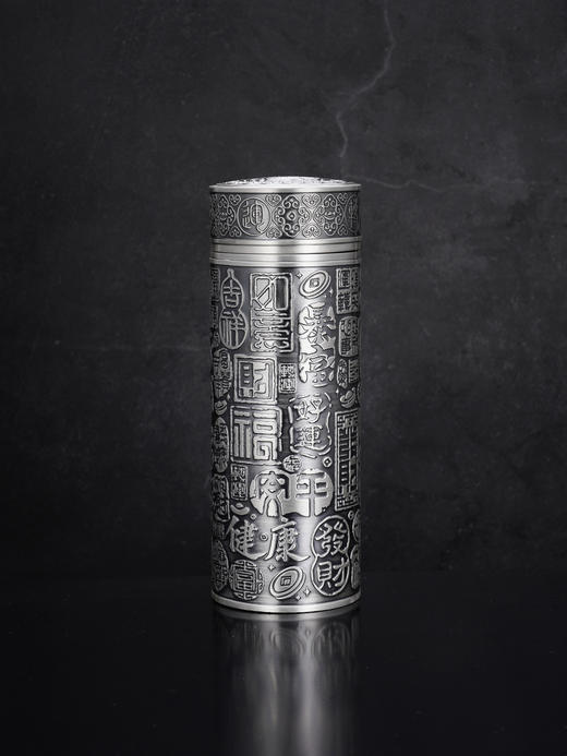 子佩集S999银【吉言招财】泡茶杯摆件【DLBJB0047-100】纯银内胆招财猫2506 商品图0