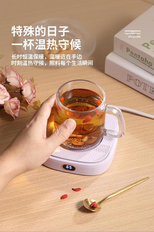 大宇（DAWOO）恒温暖杯垫DY-BD25 商品图3