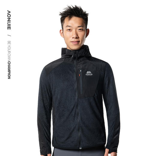 奥尼捷P绒连帽夹克超轻保暖透气夹克易打理耐造户外男女运动外套夹克 商品图5