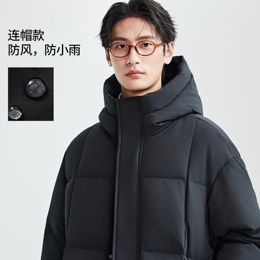 棉仓367815032-【金标大鹅】7系白鹅绒加厚超长款连帽羽绒服冬季男士保暖 商品图2