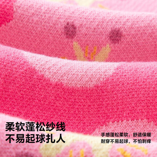 迷你巴拉巴拉女童亲子针织连衣裙不易起球儿童拜年服2025新年冬季 商品图3