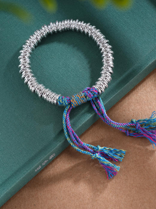 子佩集S925银【神采飞扬】手链【SL00097】纯银钱串腰缠万贯盘缠盘缠2504 商品图0