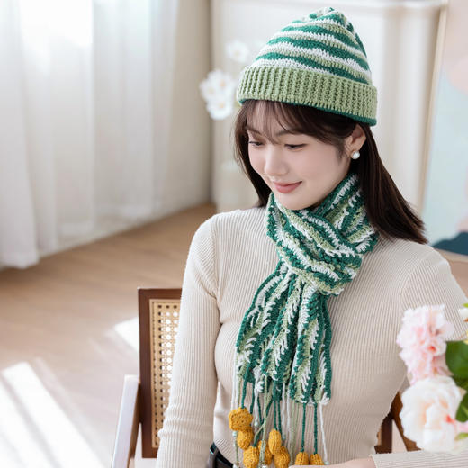 苏苏姐家碎星银河围巾&帽子手工diy钩针编织冬季羊毛线团材料包 商品图1