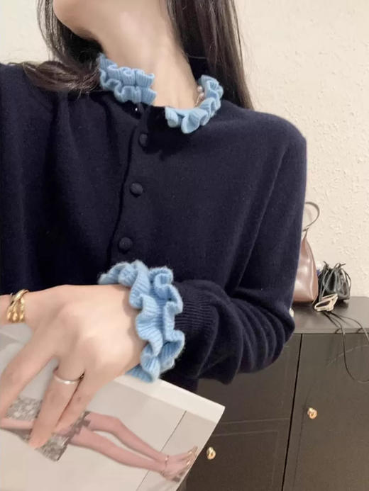 木耳花边开衫 商品图1