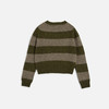 YMC JETS STRIPE KNIT 英国羊羔毛女装圆领条纹毛衣 商品缩略图4