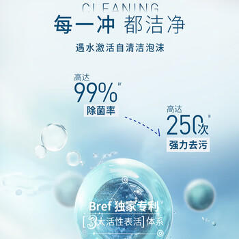 妙力（Bref）汉高进口洁厕球玉兰1挂马桶挂壁清洁球除臭留香洁厕宝去污防垢 /家庭清洁/纸品 /家庭环境清洁 /洁厕灵 商品图0