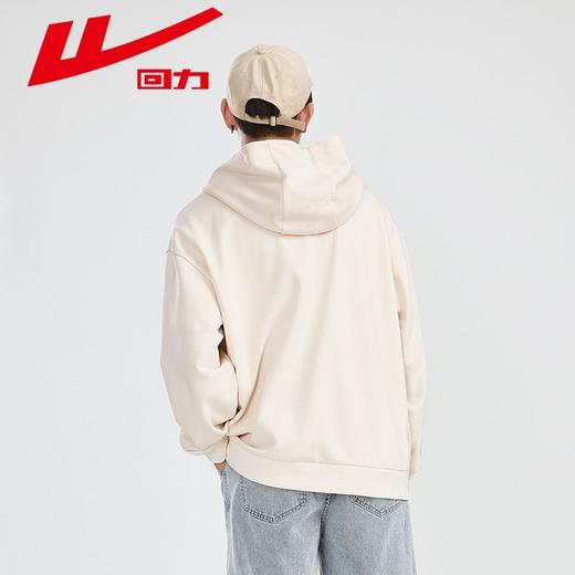 回力连帽卫衣男春季2025新款潮流宽松开衫长袖上衣运动休闲外套男 商品图3