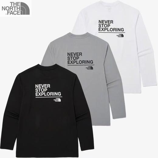 付款减库存，越南回货，正品保真，TNF 印花圆领速干长袖 越南拉回 韩版 百分百正品 男女同款 商品图0