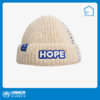 一份心意：“希望HOPE”米白毛线帽 商品缩略图0