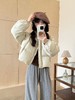 【YW】无忧购韩系白鸭绒灯芯绒领羽绒服女短款甜美小个子面包服25021（截单后7天发货） 商品缩略图4