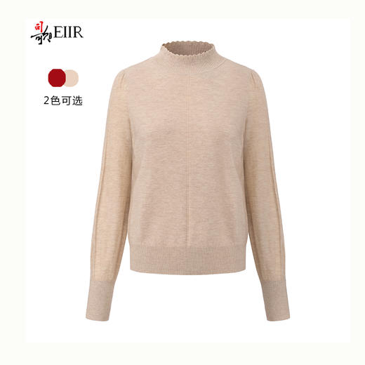 司歌半高领毛衣打底秋冬女羊毛G92G5895 商品图2