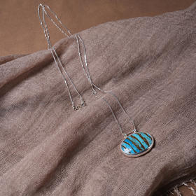 北京仓｜Chan Luu-Aruba-绿松石 吊坠 长项链［美国设计师］