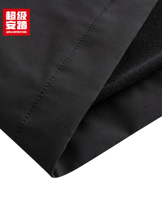 超级安踏加绒运动夹克外套男士秋冬防泼水丝光绒保暖连帽茄克152547607U 商品图8