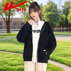 回力连帽卫衣女款2025秋冬新款休闲上衣校园风加绒开衫宽松外套女 商品缩略图5