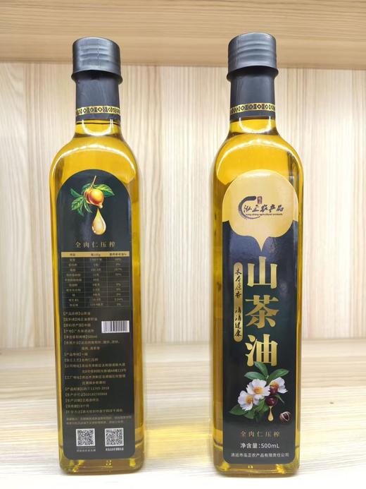 广东清新龙颈出品500ml茶籽油山茶油清新十大手信 商品图2