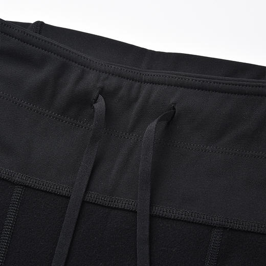 多威秋冬薄绒保暖男女高弹跑步运动户外压缩裤3552180 商品图4