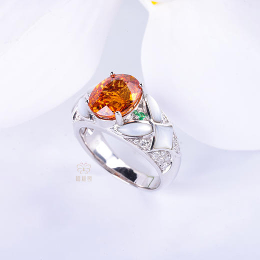 【骄阳】贝母芬达石戒指-CB12312156 商品图5