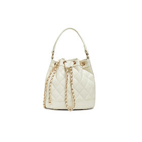 【云粉节】BF楼百思图26春季新款菱格链条包时尚水桶包单肩斜挎包女TY076AX6吊牌价599.现价300