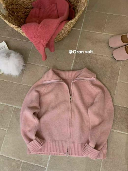 GZ温柔针织双拉链慵懒风开衫保暖毛衣(LH)(LD)-纪念日百货168145991 商品图1