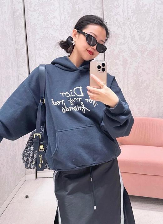 中性款刺绣连帽卫衣la010 商品图4