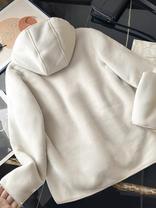 大厂订单！ O+标~男女高密度摇粒绒情侣连帽外套 商品图14