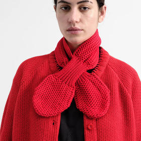 YMC SLOTTED SCARF 棉针织男女式围巾 围脖