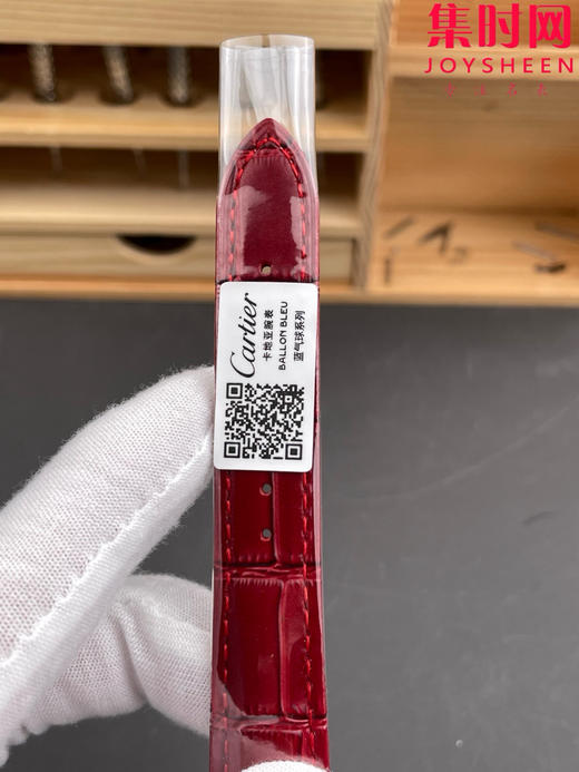 AF卡地亚蓝气球系列 中号33mm 玫金钻圈款 双排钻 罗马面 女士腕表 商品图6