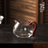 暗香疏影/炫彩锦文匀杯汝红色高档食品级高硼硅玻璃分茶器家用公道杯 商品缩略图1