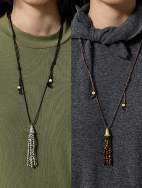 Simple Project/A25274/“吊钟”串珠流苏项链