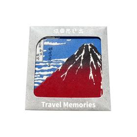 momobox 冰箱贴 旅忆系列 红色富士山 5.8*5.8cm 纪念品 旅行手信