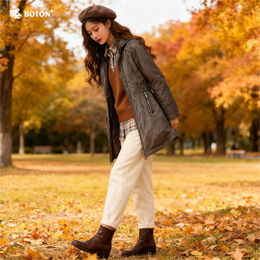 【第2件半价！尾货清仓不退换】波顿女士甩胆羽绒LJ631 商品图1