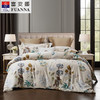 【积分兑换】富安娜（Fuanna）纯棉四件套-花舞欣岚 被套203*229cm 床单230*240cm 枕套74*48cm 商品缩略图0