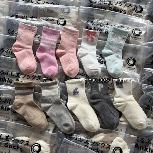 （FL代工厂做的外贸单）出口日本的95％天竺棉儿童袜~ 商品图10