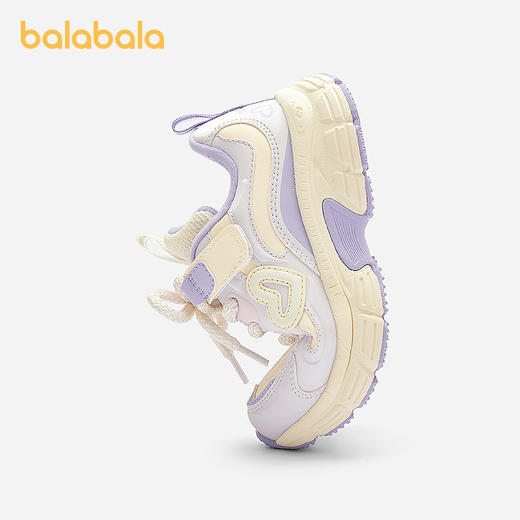 巴拉巴拉童鞋儿童运动鞋女童鞋2025新春秋鞋子潮流老爹鞋甜美爱心 商品图2