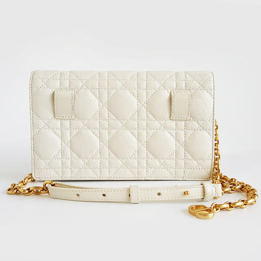 【95新】Dior迪奥S5091UWHC_M030白色全皮Caro woc腰包胸包腋下包链条包女士031125TJ46 商品图4