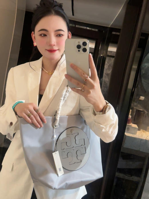 TO＆RY BUR＆CH 汤丽＆柏琦 Ella Logo徽标中号托特包（预订两到三天发） 商品图2