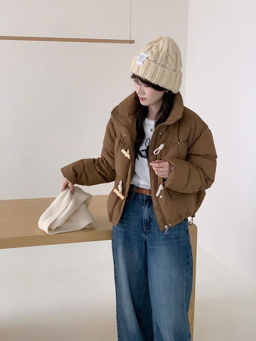 【YW】无忧购甜美木扣短款羽绒服女立领小个子保暖白鸭绒面包服外套8830款（截单后7天发货） 商品图14