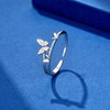 卡蒂罗KADER 蝴蝶女戒  翩翩蝶舞梦幻轻奢小众爆闪开口可调节单戒 简约百搭闪耀吸睛#好运 商品缩略图1