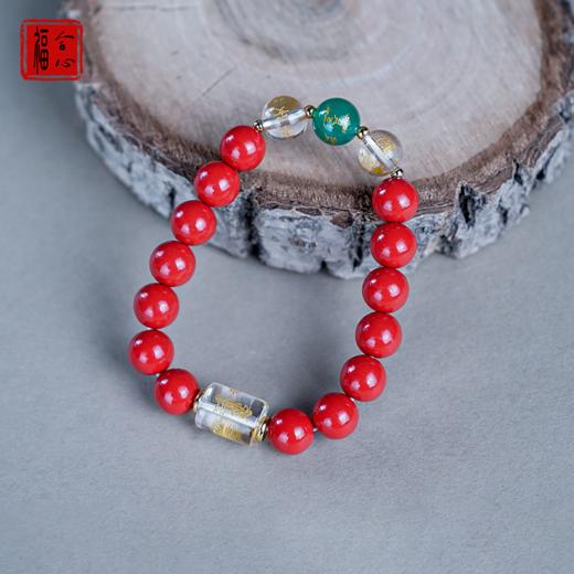 【蓝禧老师推荐】新年朱砂水晶手串 商品图3