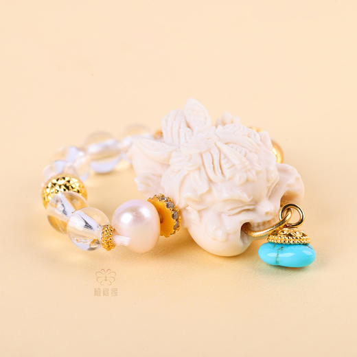 【财运亨通】白水晶飞天貔貅戒  ZX2510155 商品图1