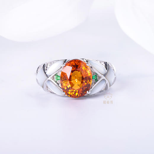 【骄阳】贝母芬达石戒指-CB12312156 商品图3