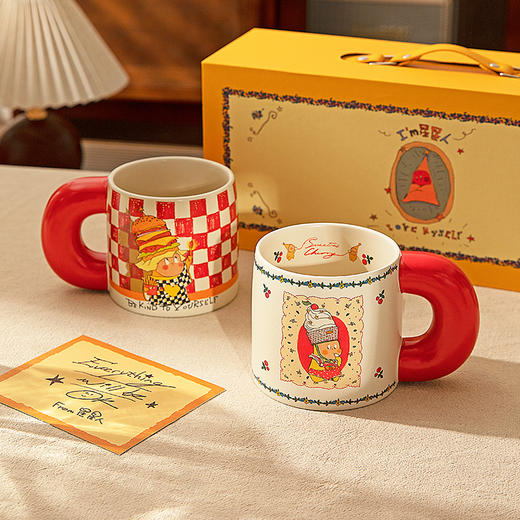 摩登主妇星星人联名马克杯礼盒陶瓷水杯乔迁新居生日礼物咖啡杯子 商品图3