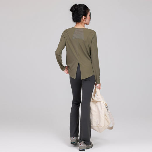 Gymicon能量符号 秋冬百变速干训练T休闲运动服女透气瑜伽跑步健身长袖YASY2530 商品图4