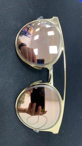 8053672895803 EMPORIO ARMANI 【复古轻奢】女式出行旅游拍照显脸小遮光圆框墨镜太阳镜