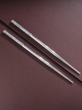 子佩集S999银【福寿无疆】筷子摆件【KZ000125-1】纯银百福2504