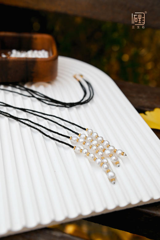 天然茶晶/尖晶石巴洛克珍珠多用设计长链 商品图3