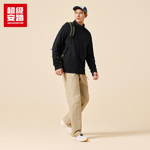 超级安踏焱绒衣 | 轻磨毛抓绒衣男秋户外保暖内胆外套152546702U 商品图2