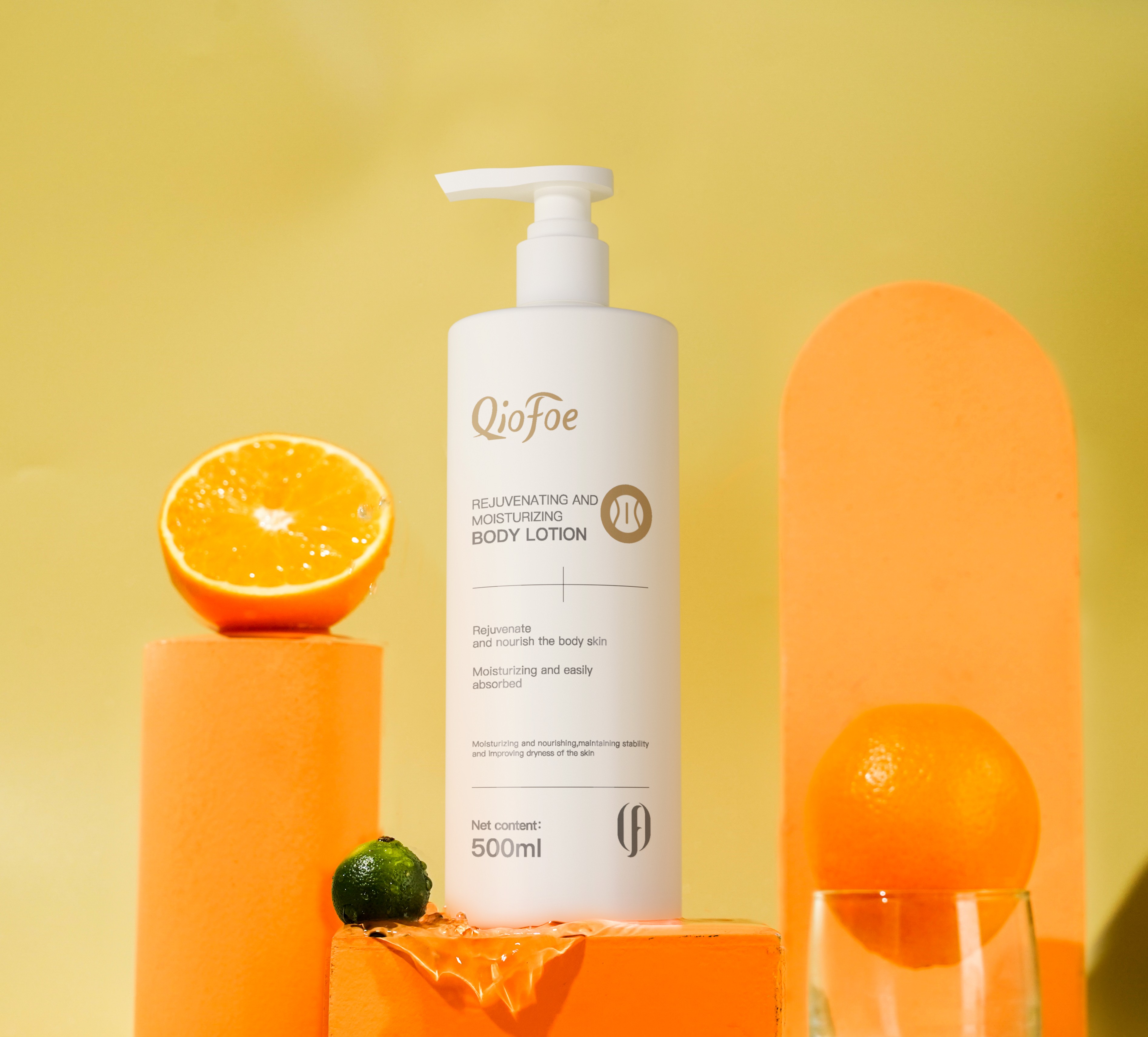 【QioFoe焕肤滋润身体乳】5重嫩肤精华焕亮活肤 有效滋润保湿多效御护 多重补水因子渗透滋润锁水 软化粗糙角质/匀亮暗黄肤色/强韧屏障/抵御干冷敏感 独特调香彰显高雅气质
