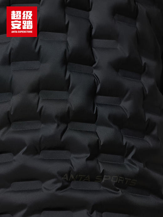 超级安踏轻薄立领羽绒服男士秋冬保暖修身弹力拼接运动夹克外套152546921U 商品图3