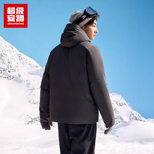 超级安踏六度芯冲锋衣羽绒服男冬保暖棉服外套防水夹克152546917U 商品图2